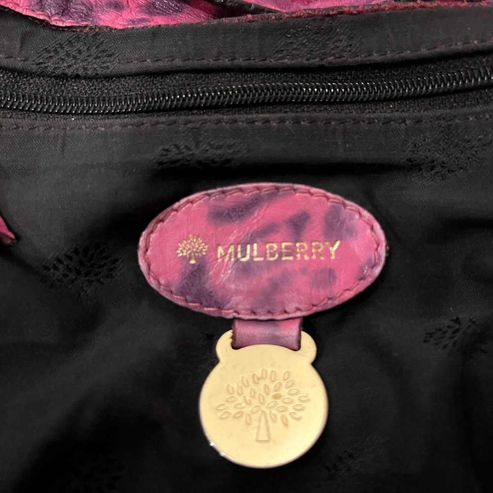 Oversized Mulberry Alexa Pink Leopard Print - Picture 5 of 9